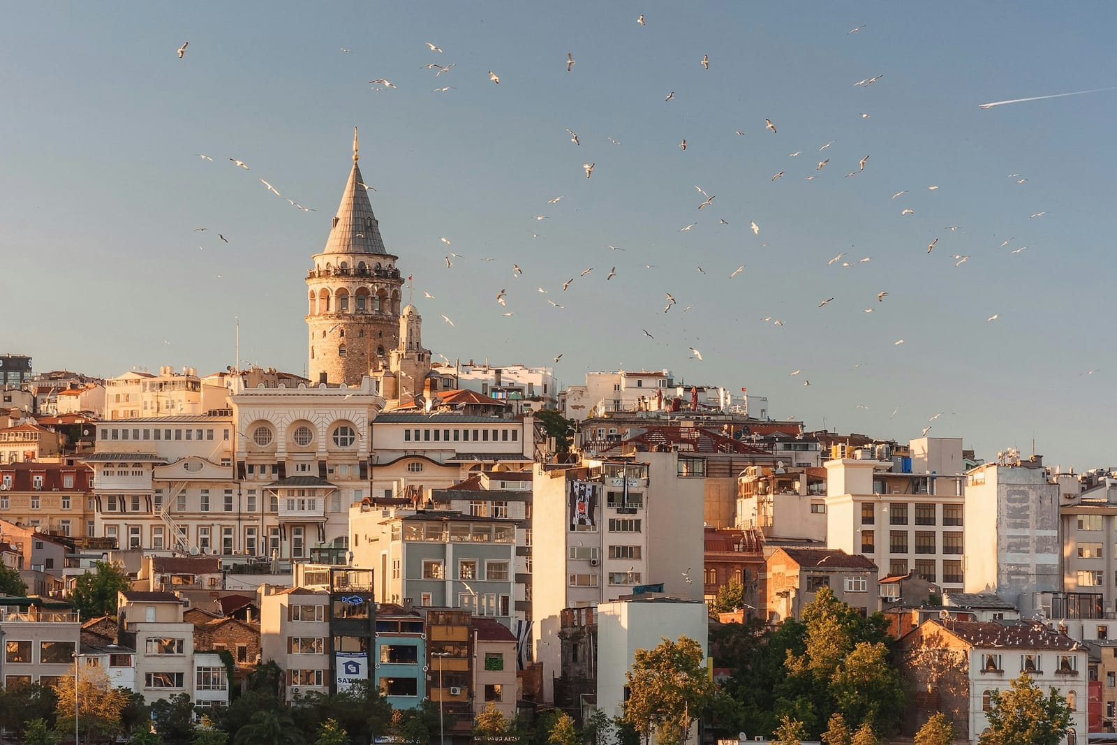 Istanbul — Goldenes Horn und die Stadt